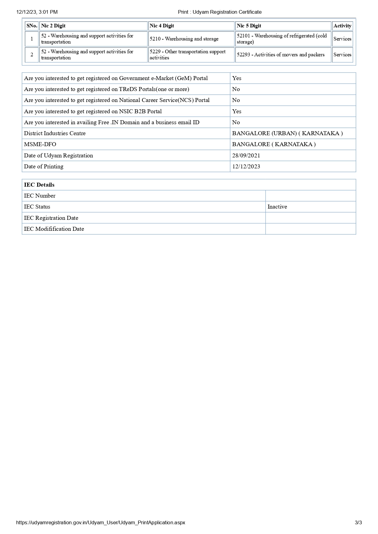GST Certificate 3