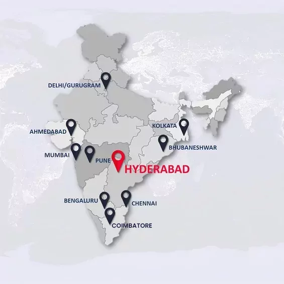 Relocation from Hyderabad Map